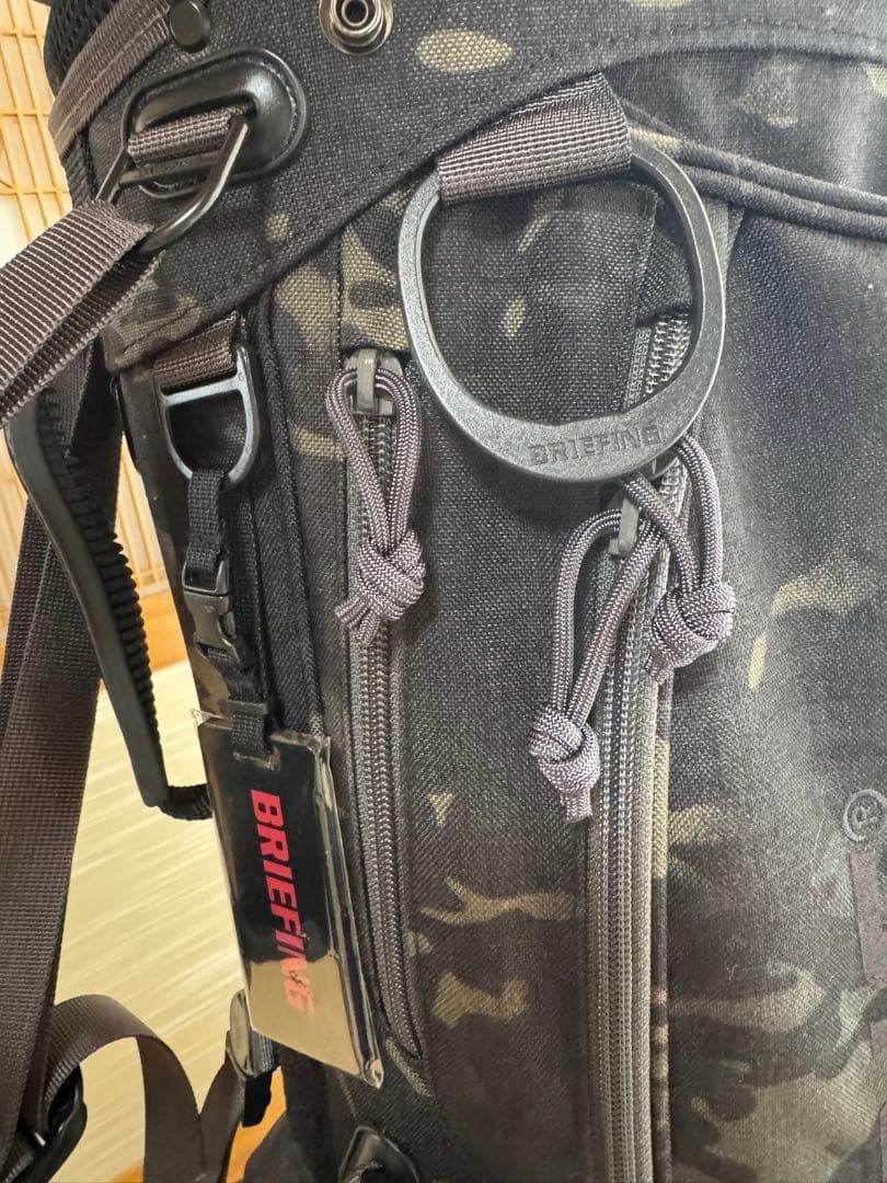 まさ【超美品】BRIEFING カモフラージュ キャディバッグ