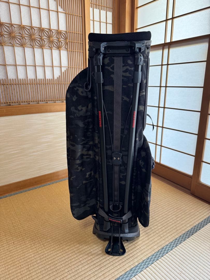 まさ【超美品】BRIEFING カモフラージュ キャディバッグ