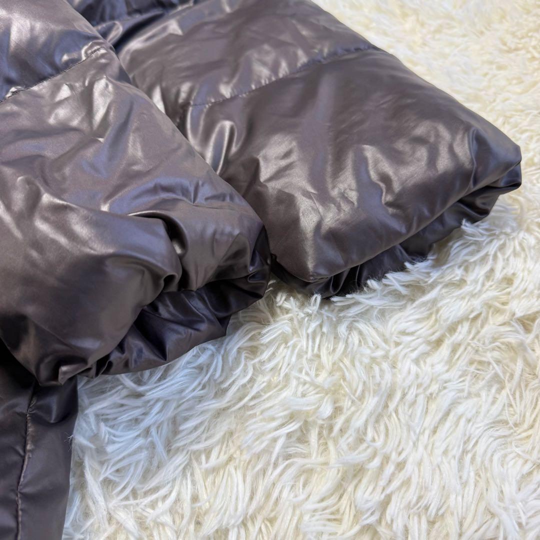 【デサント】美品 ベンチコート ダウン ブラウン Lサイズ メンズ