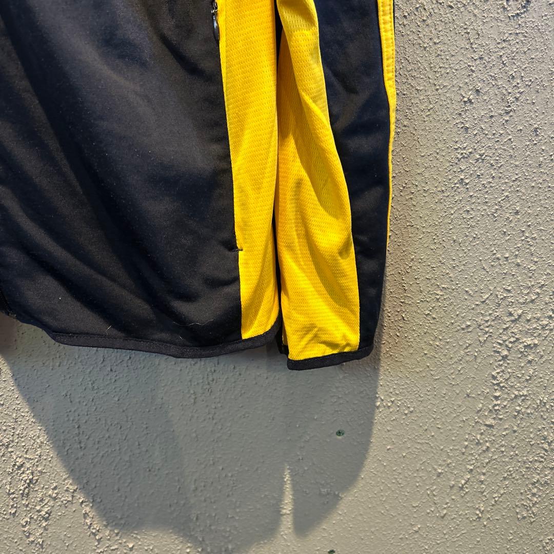 adidas トラックジャケット　ファイヤーバード　ネイビー×黄色　XL
