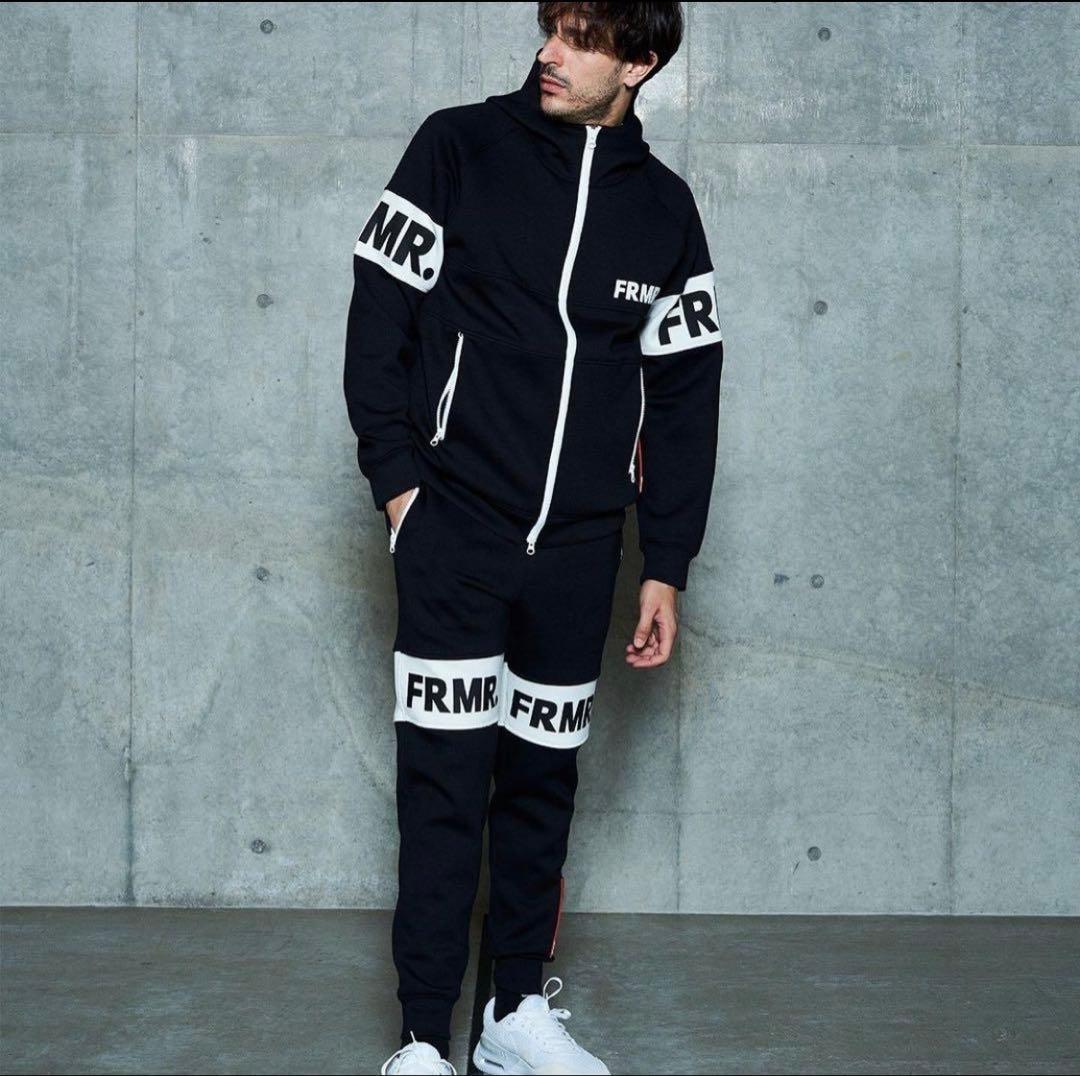 FRMR. フード付　ジャージ　セットアップ　ブラック　ゴルフ　ウェア