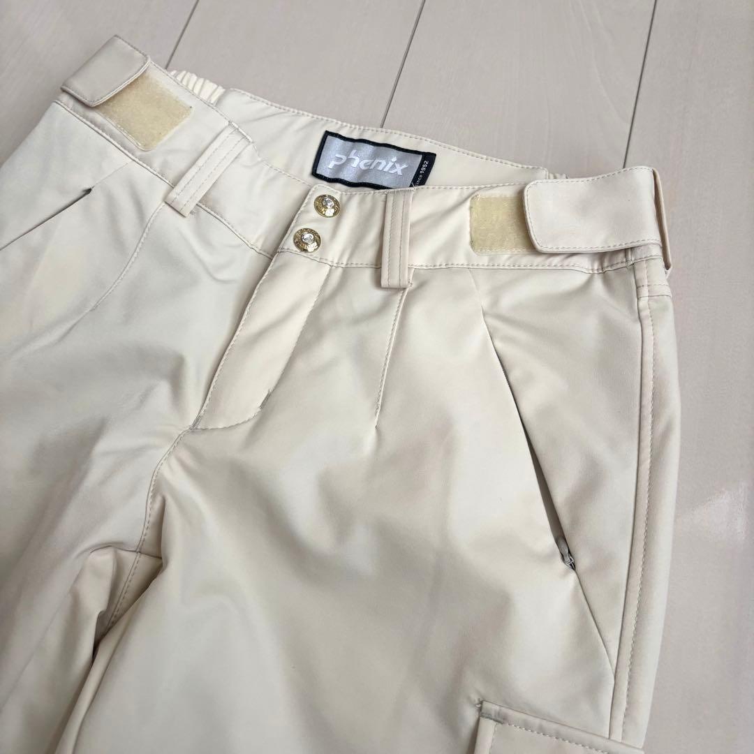 フェニックス レディーススキーウェア上下セット ピンク ブラック ファー