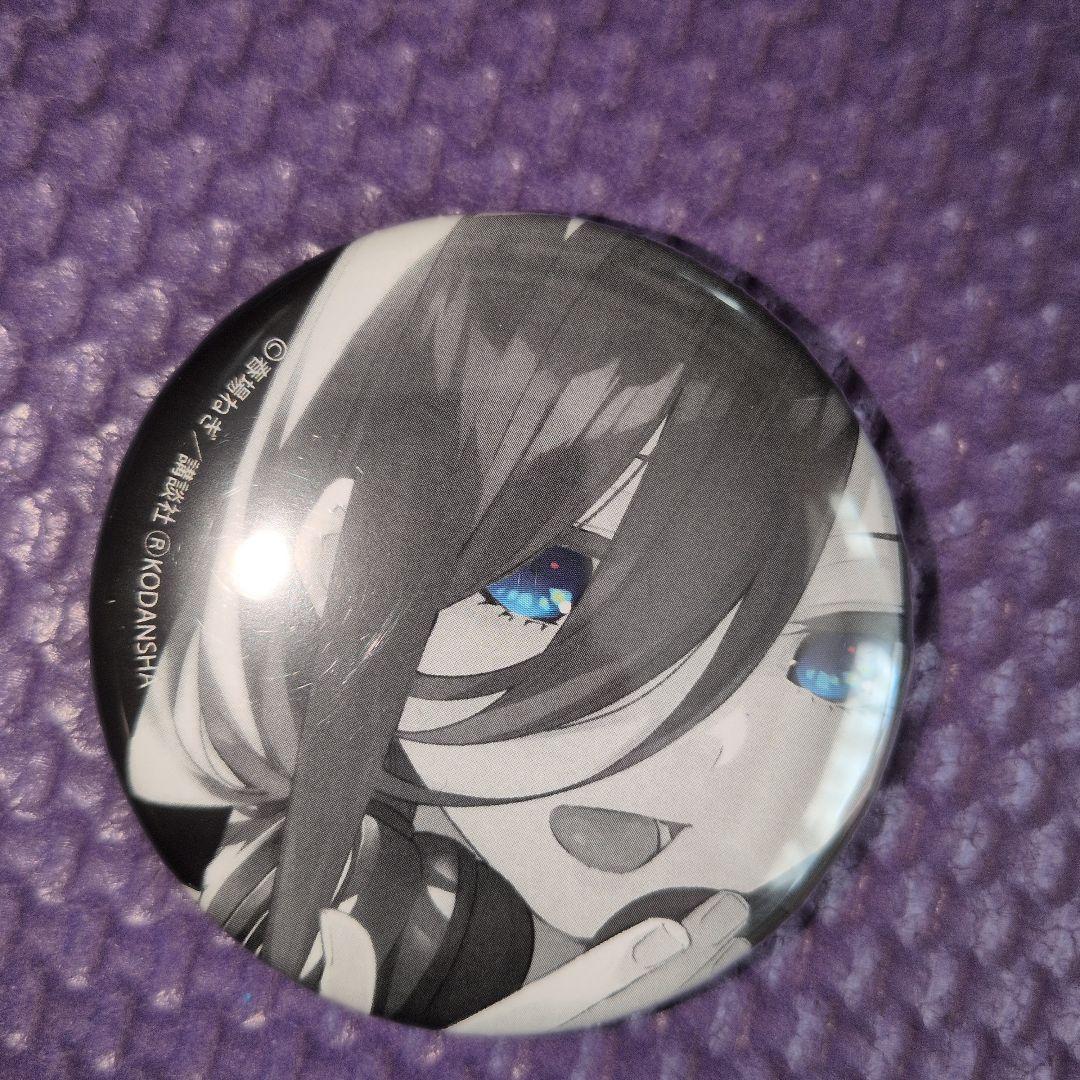 五等分の花嫁　TheキャラSHOP ブラインド缶バッジ　原画　中野三玖モノクロ