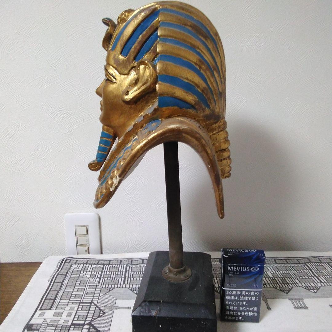 1985年 エジプトにて 彫刻作りのツタンカーメン