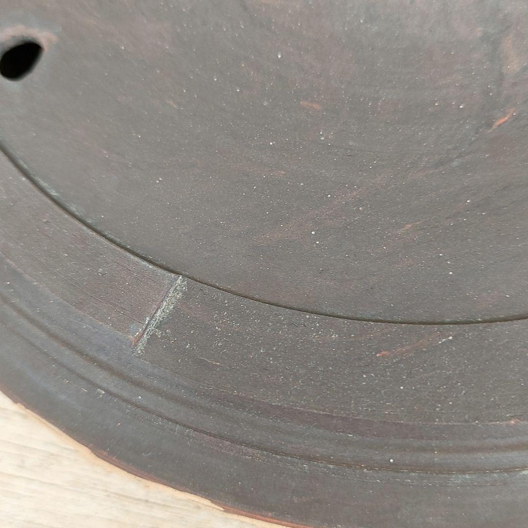 ￥1000お値下げ☆盆栽鉢　ミニ盆栽鉢　泥珠　落款