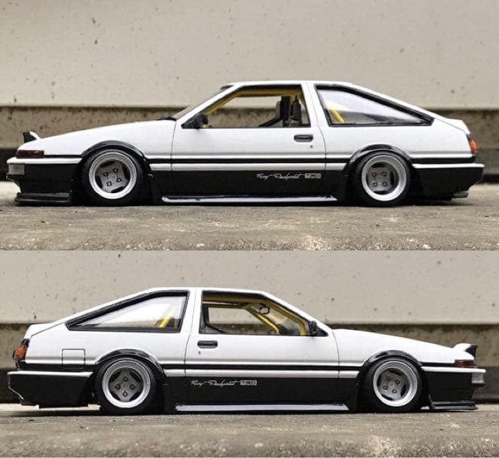 1/24　トヨタ　カローラトレノ　AE86　カスタム