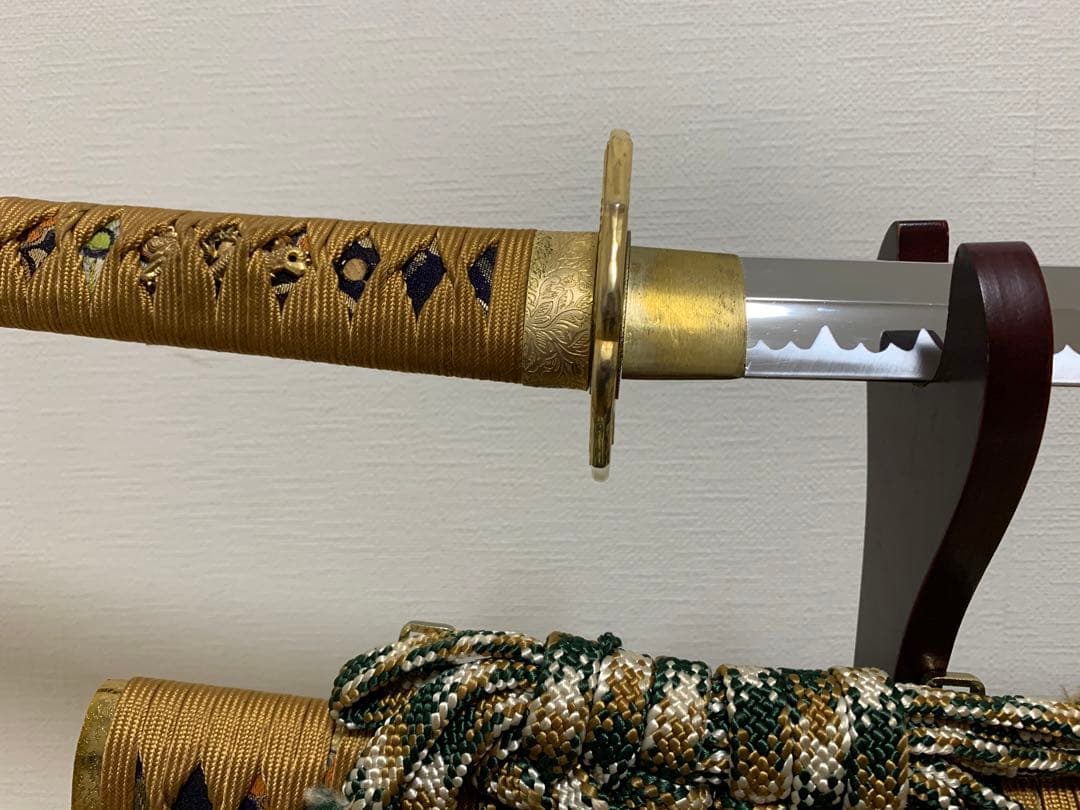 【特選模造刀/金彩黄金拵】日本刀 太刀 とんでもなく美しい拵 儀礼 儀式 威光