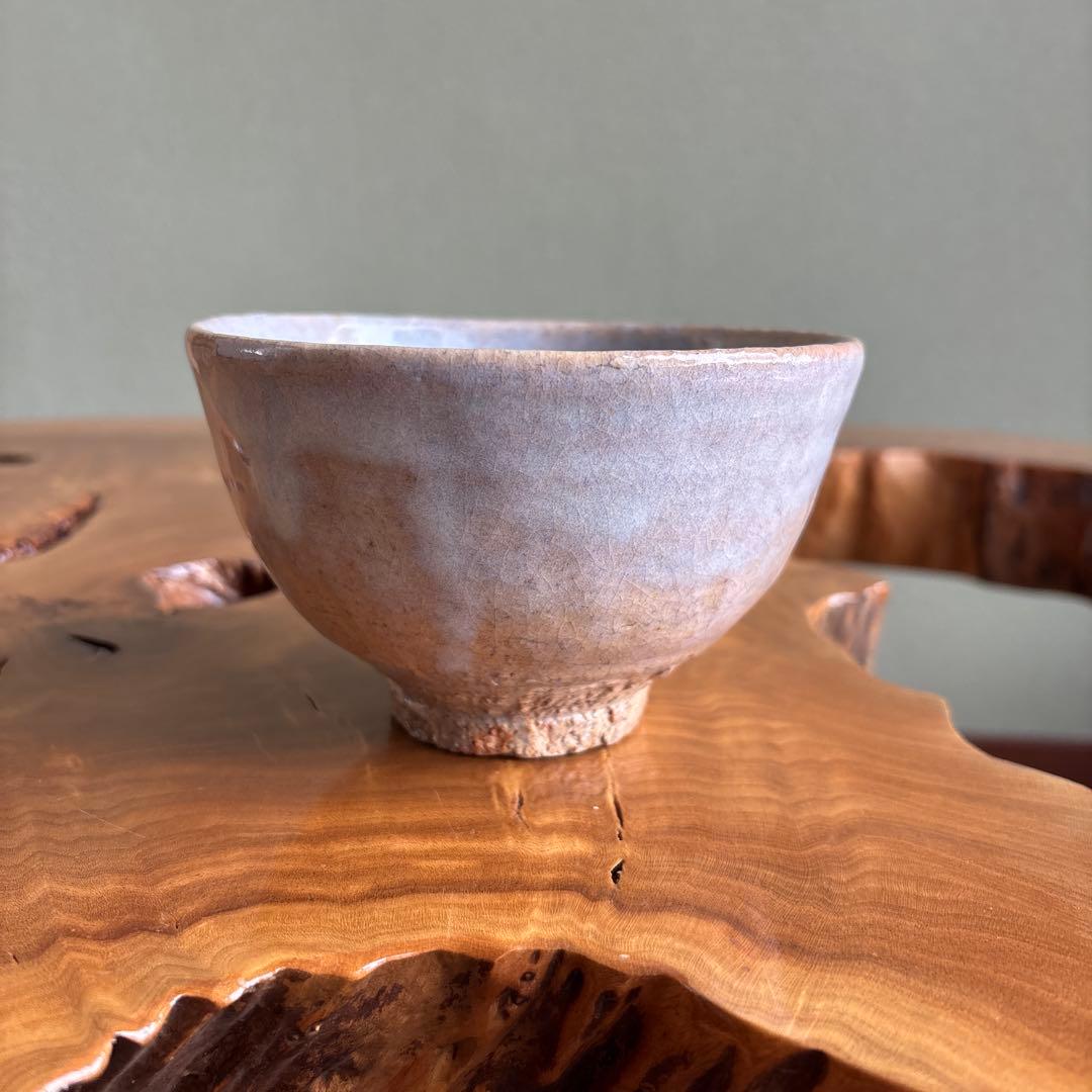 吉岡大眉作　萩焼　抹茶碗 茶道具 共箱