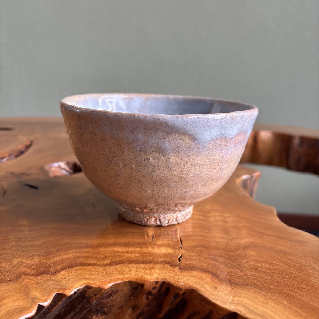 吉岡大眉作　萩焼　抹茶碗 茶道具 共箱