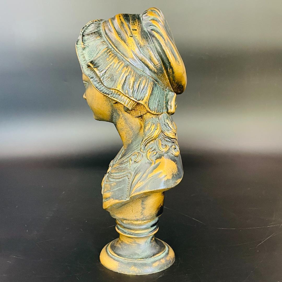 女性胸像 ジャン＝バティスト・グルーズ「壊れた甕」レプリカ 石膏製 R8SB24