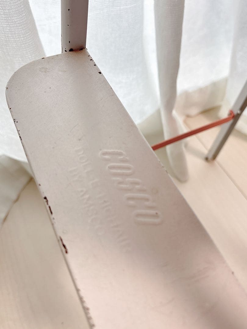 ピンク＆ホワイト♡ヴィンテージ Tinドール or チャイルドチェア