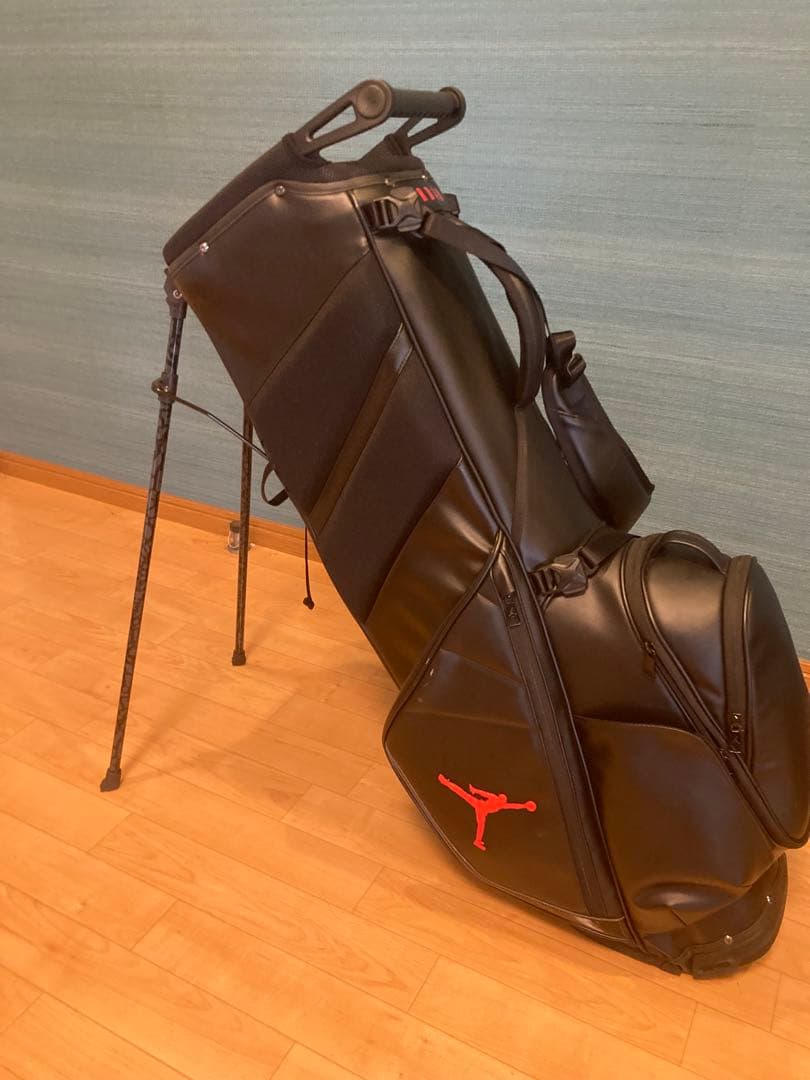 Jordanゴルフキャディバッグ　ブラック/レッド 23 フード未使用