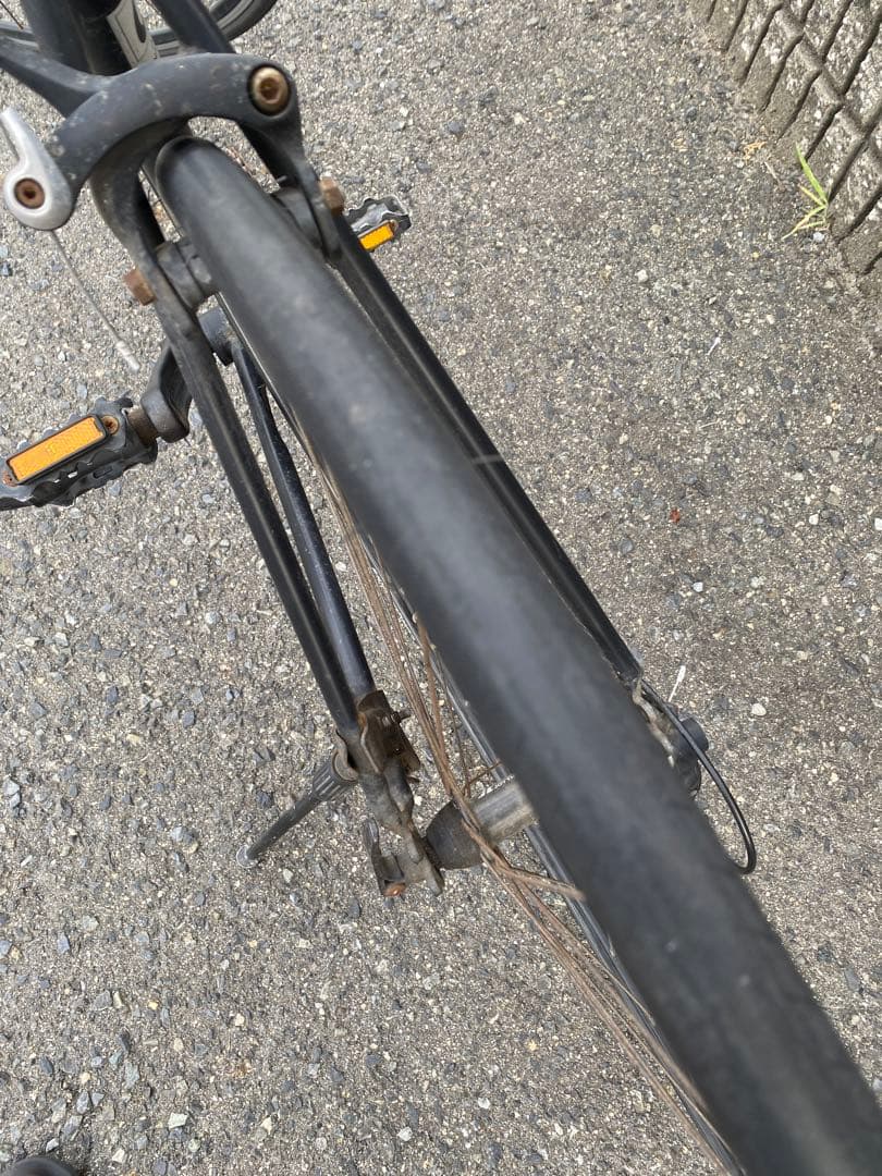 【引取り限定】 自転車 ALTON クロスバイク ブラック