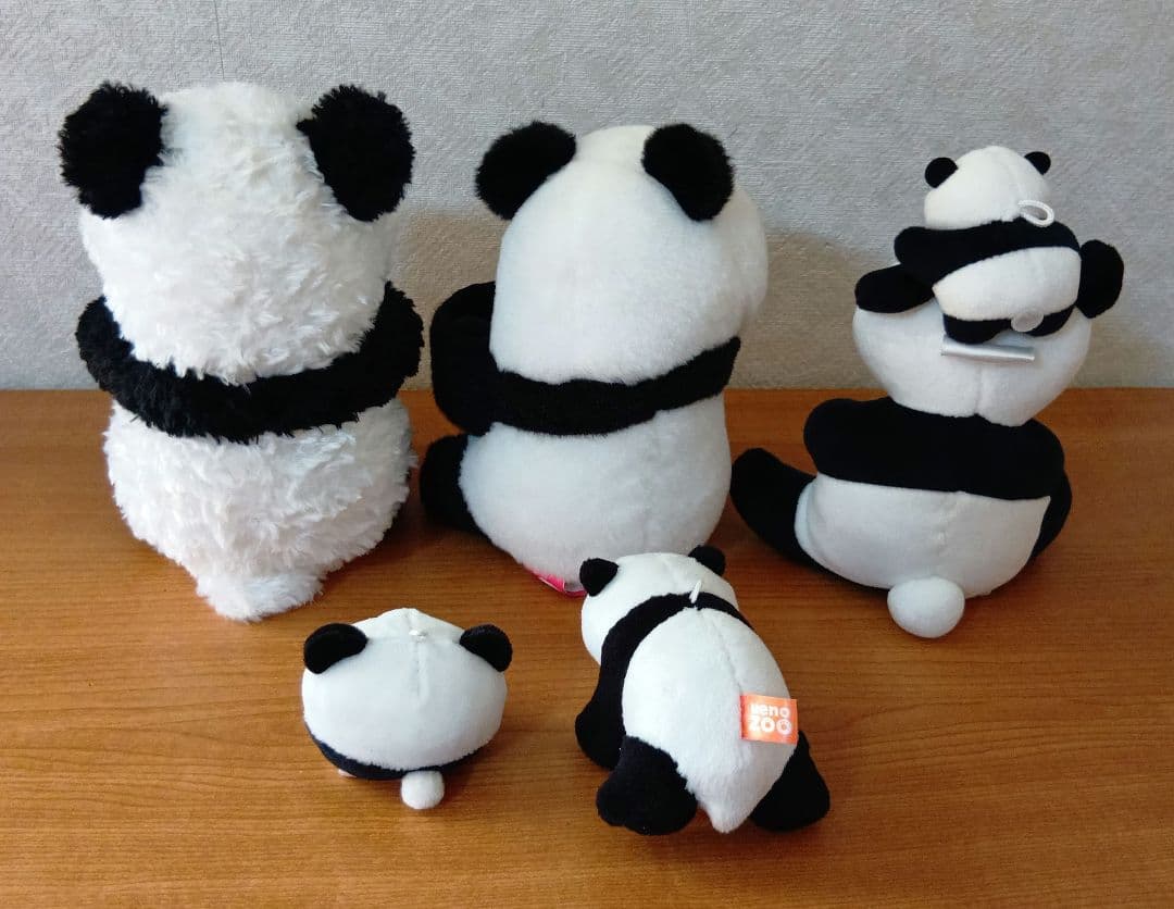 アドベンチャーワールド　上野動物園　抱きつきシャンシャン　パンダ　セット
