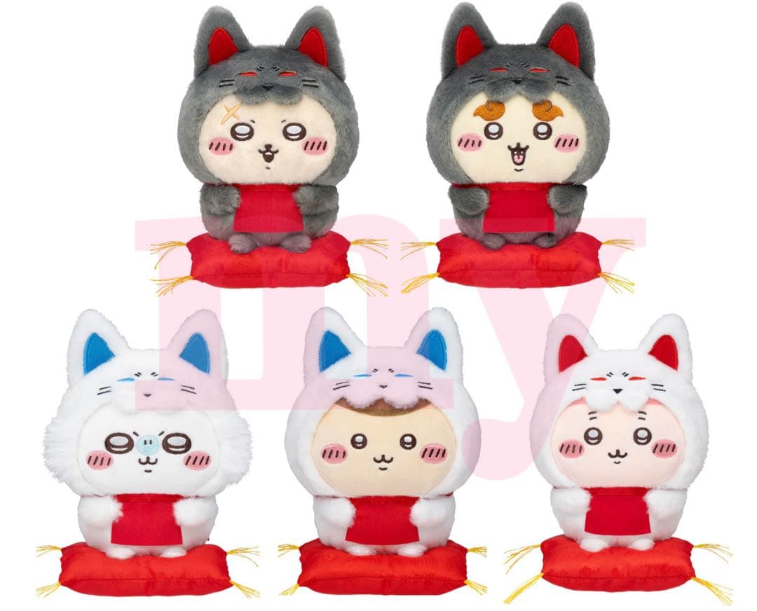 もぐもぐ本舗 伏見稲荷なぬいぐるみ/マスコット/店員さんなマスコット 13点