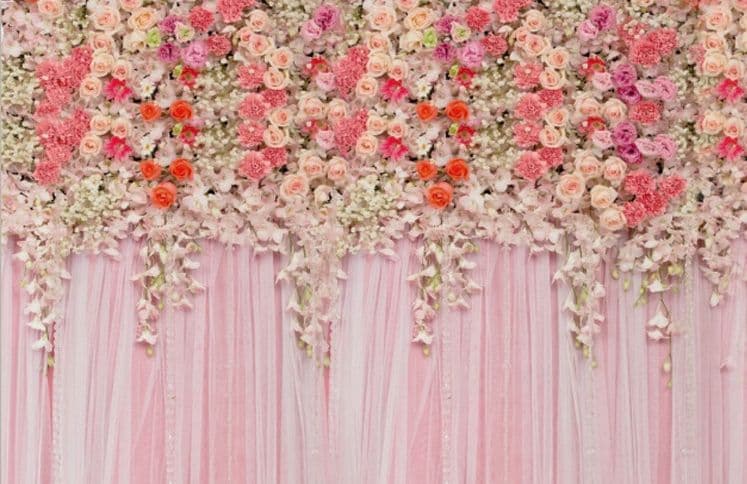 背景布【薔薇I】ローズ　サンプル　ドール、トリミング、ペット撮影用　フォトブース