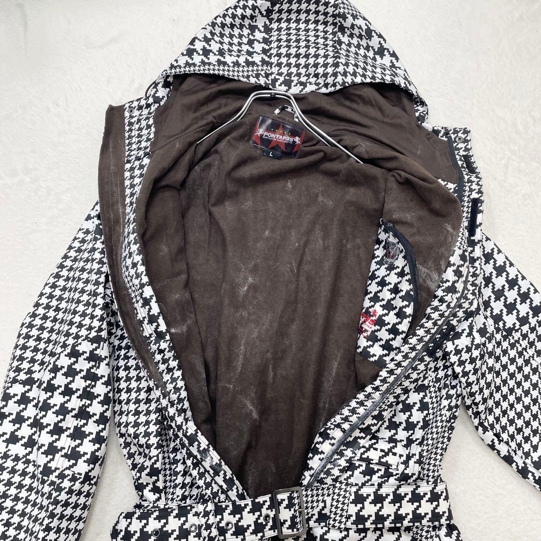 ポンタペス　スノボウェア　スキーウェア　つなぎ　千鳥格子　総柄　Y2K（9944