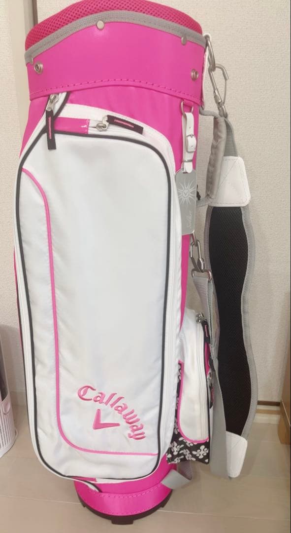 【新品未使用】　Callaway Solaire ゴルフバッグ　ピンク
