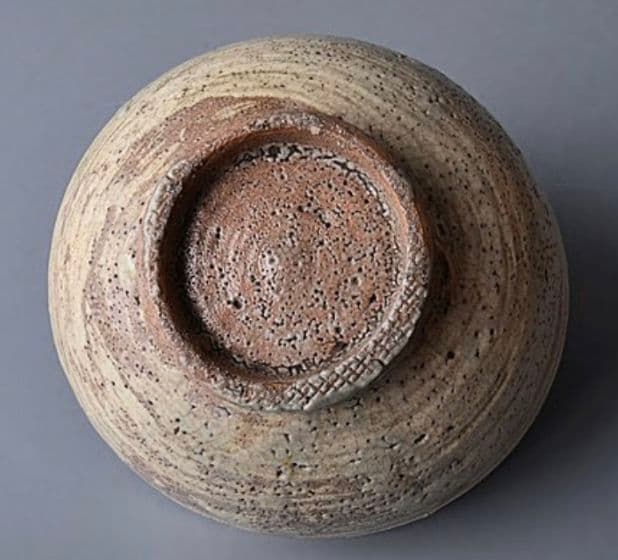 【江戸時代中期　伝世品】古萩刷毛目御本茶碗　斗々屋　李朝　高麗　千利休　御本手