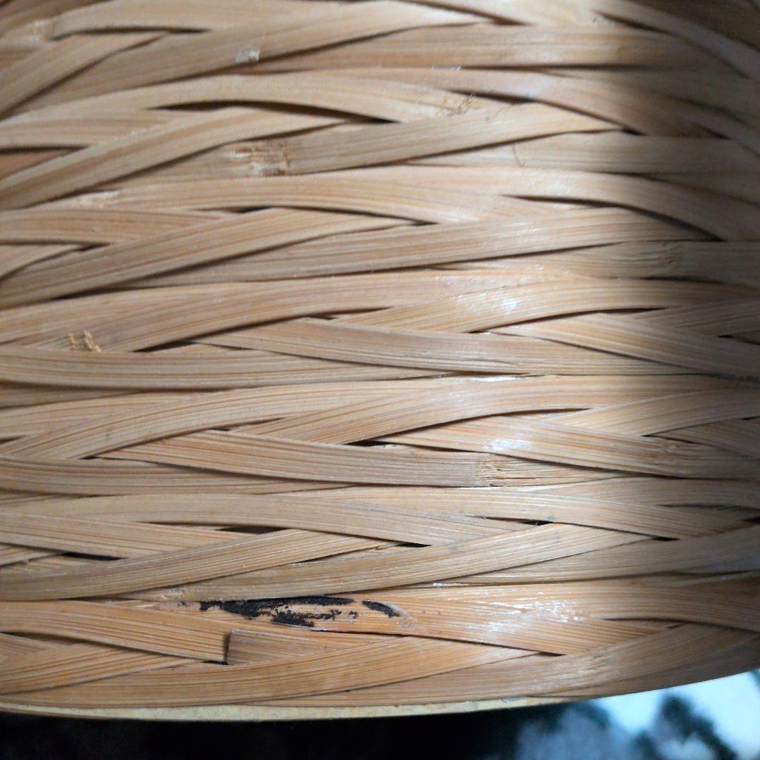 竹製バスケット6個セット　竹の籠 （複数サイズ）丈夫でしっかりしています。