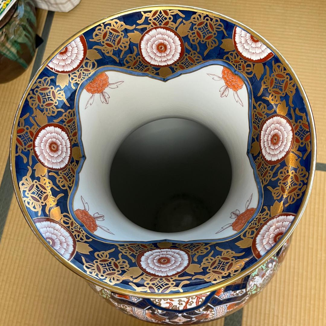 有田焼の壺　骨董　大壺