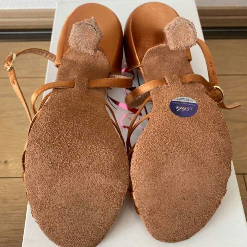 ads 社交ダンス ラテンシューズ 21.5 22 22.5 ヒール サンダル