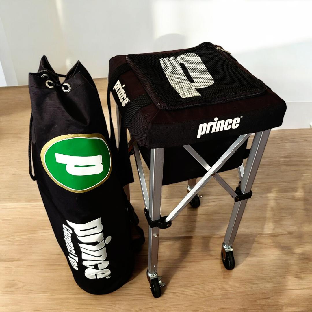 Prince プリンス テニスボールバスケット　ケース付き　ボールかご