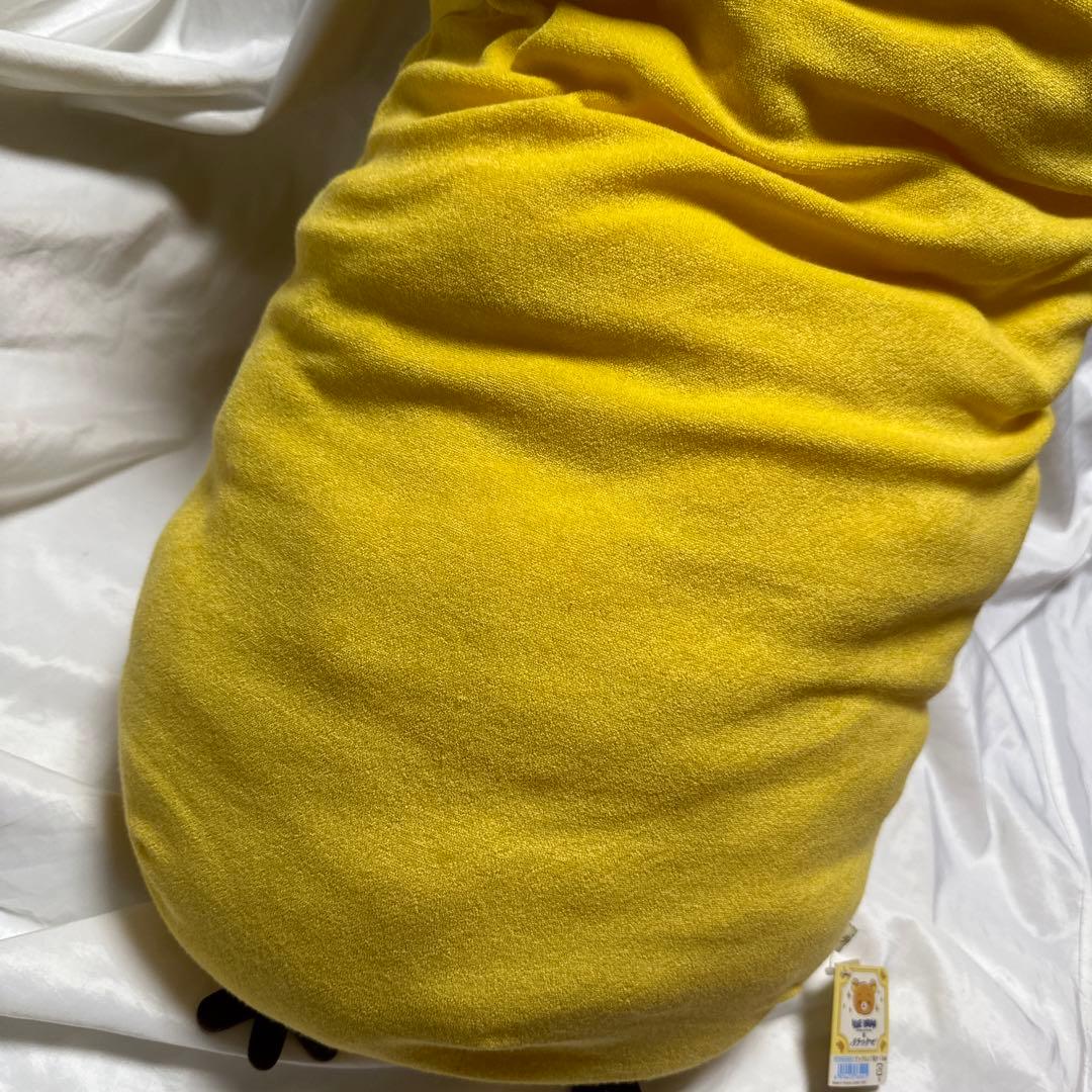 希少　新品　リラックマコラボキイロイトリ ビッグロング抱きぐるみ