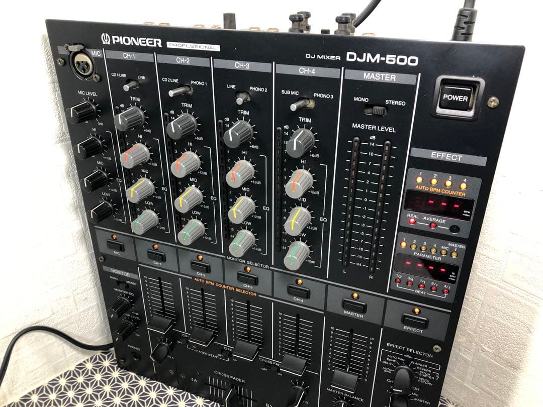pioneer dj パイオニア　DJM-500 フェーダーメンテナンス