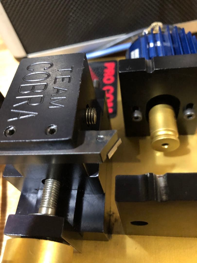 【貴重美品】コミュテーターteam COBRAモーター用ローター研磨機　ケース付