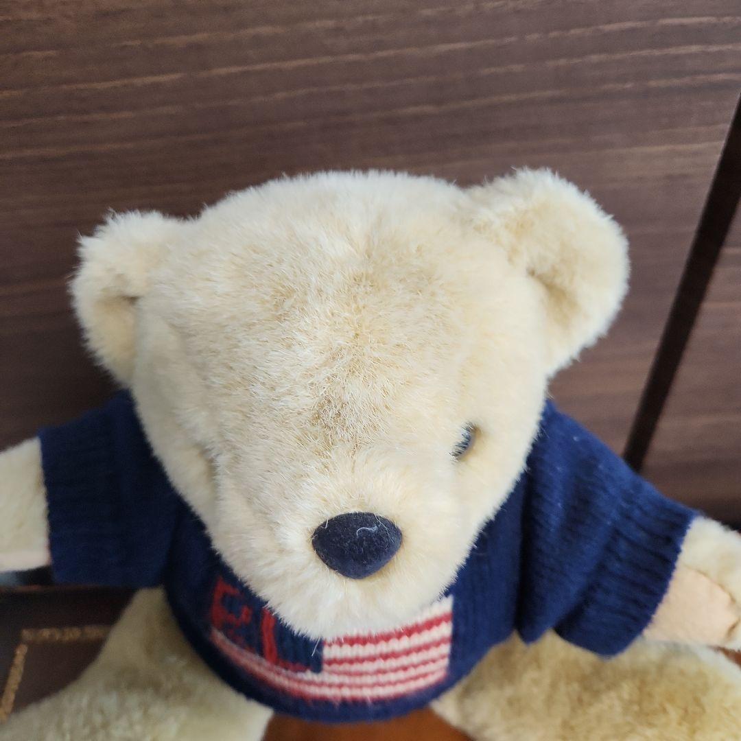ビンテージ1996年製ポロラルフローレン ポロベア 美品ラルフローレンぬいぐるみ