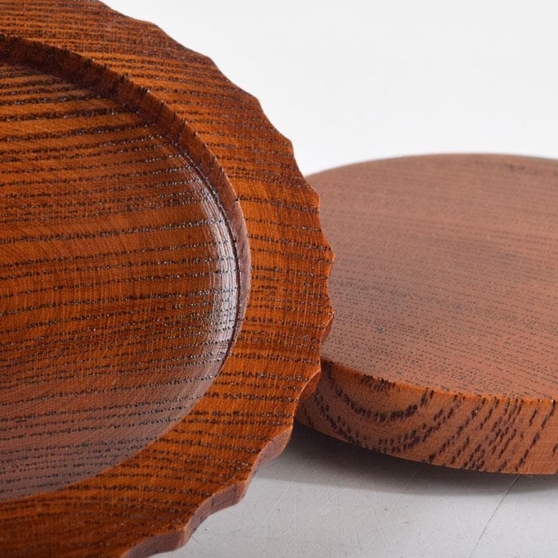 茶道具　山中塗　中村宗悦作　傘香合　共箱　V　8956