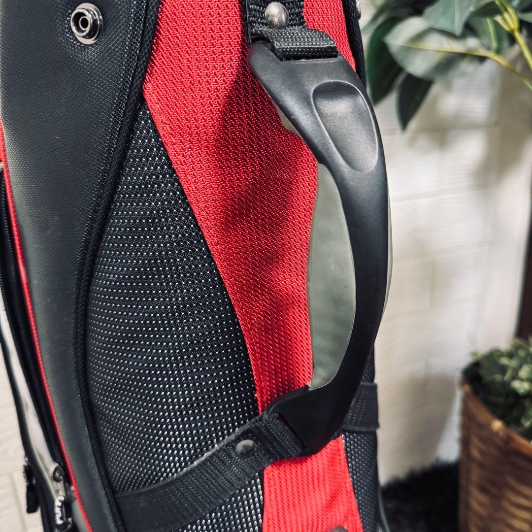 Puma プーマ　ゴルフキャディバッグ 黒/赤