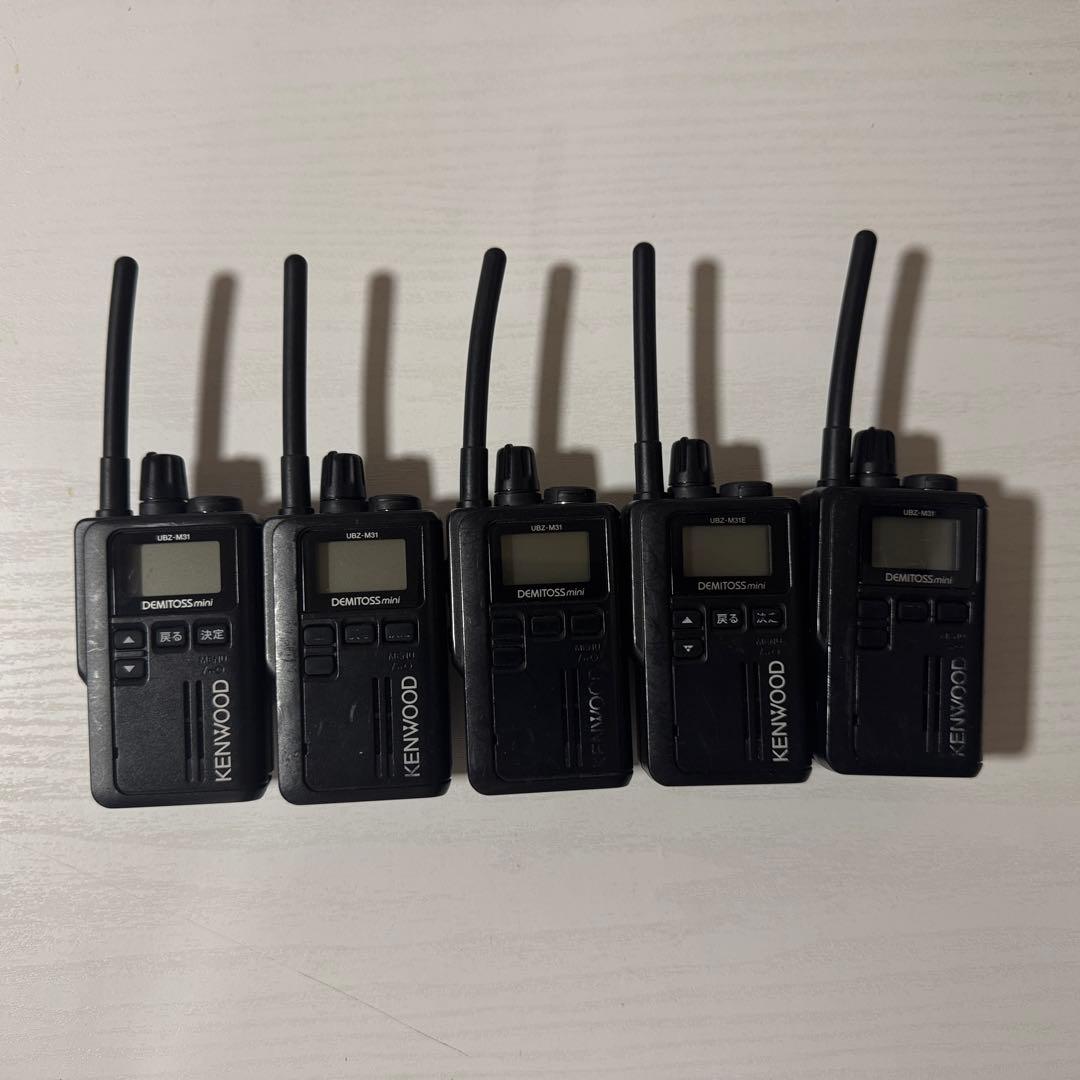 KENWOOD トランシーバー 5台セット