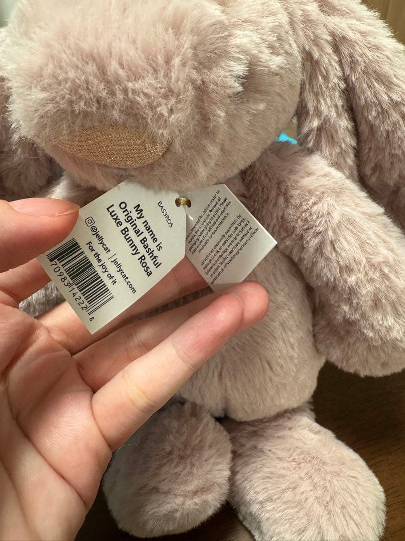 新品大人気色ジェリーキャットうさぎMサイズ　Rosa 31cm