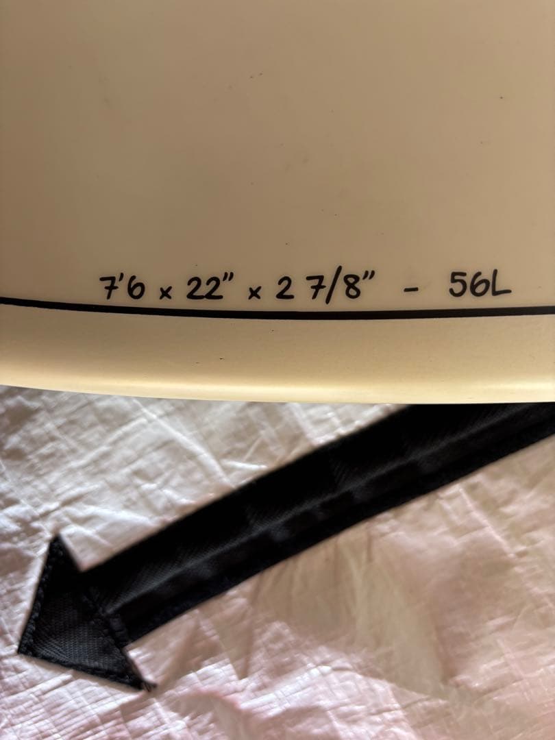 CHANCHO ７.６サーフボード 3フィン ケース付き