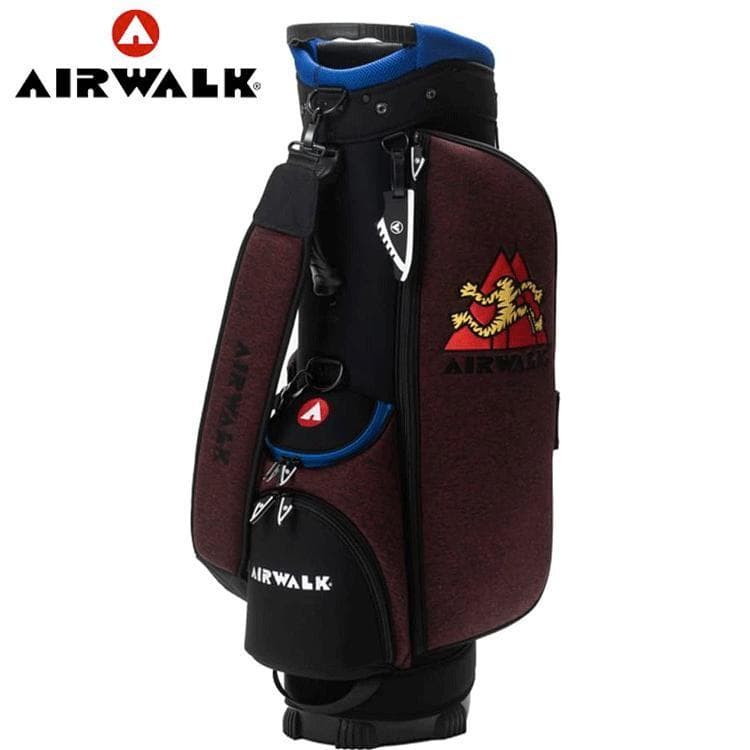新品 AIRWALK GOLF エアーウォーク スタンドキャディバッグ ワイン