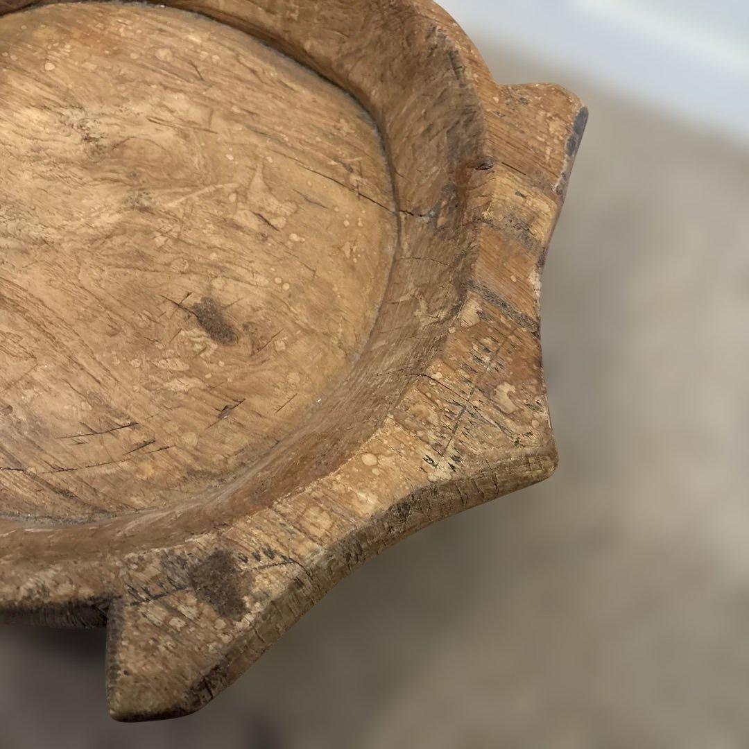 ヴィンテージ＆アンティークウッドボウル 大きな木の器