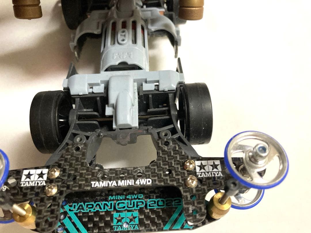 タミヤ　提灯　ミニ四駆　カーボン　ベアリングローラー　ポリカボディ　MAシャーシ