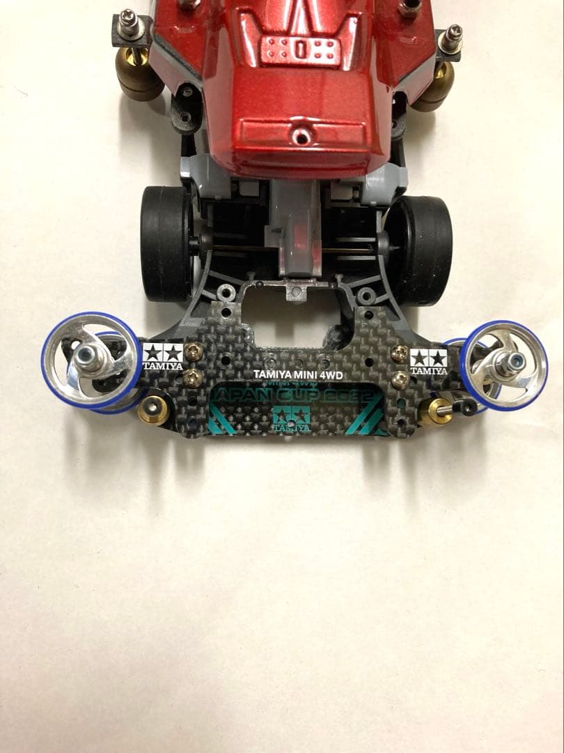 タミヤ　提灯　ミニ四駆　カーボン　ベアリングローラー　ポリカボディ　MAシャーシ