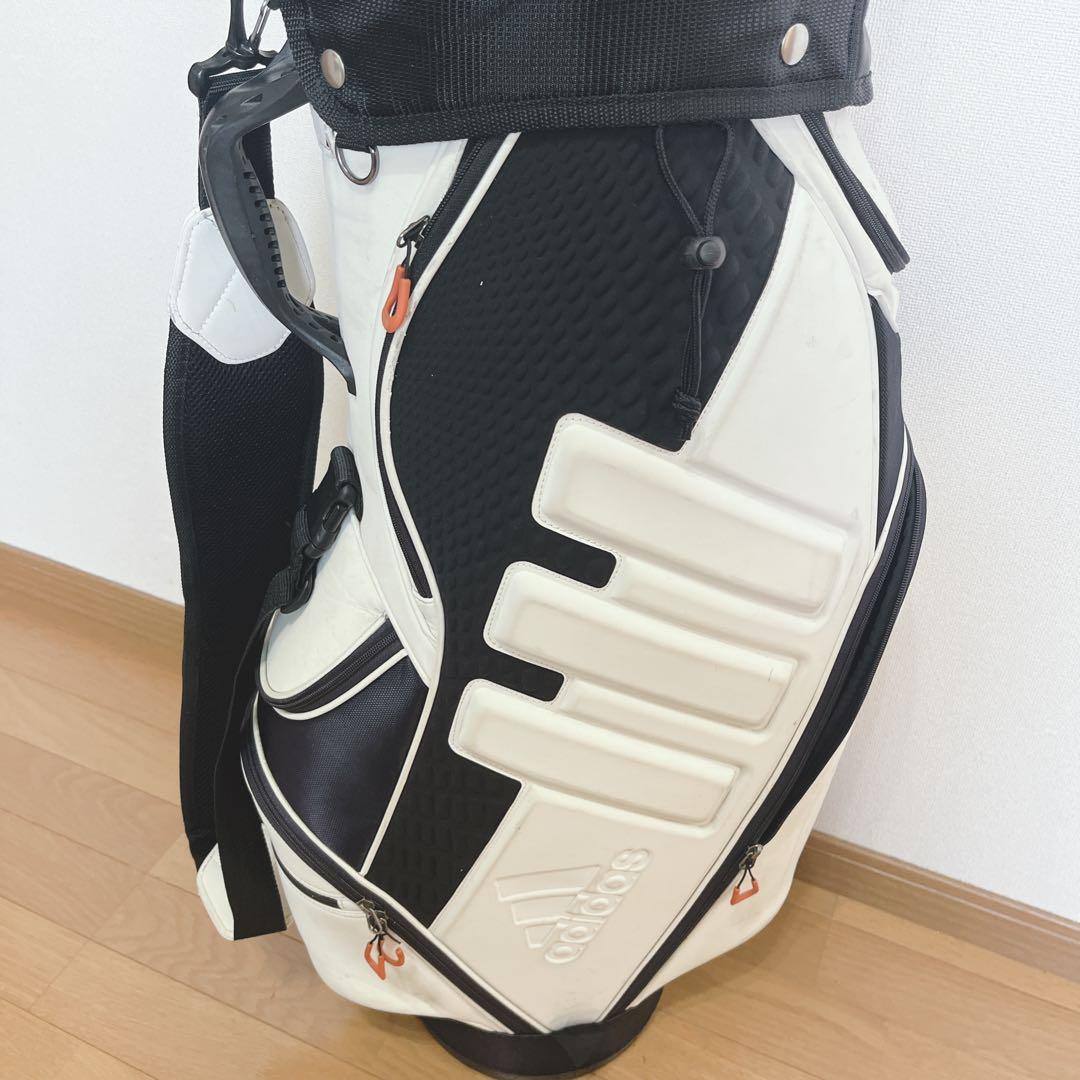 K259 adidas アディダス キャディバッグ ホワイト
