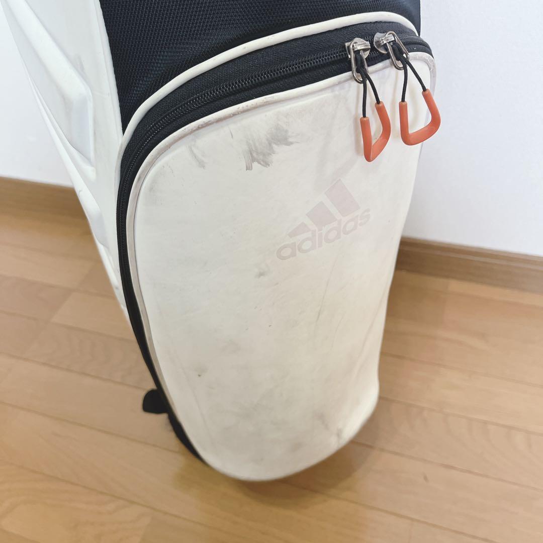 K259 adidas アディダス キャディバッグ ホワイト