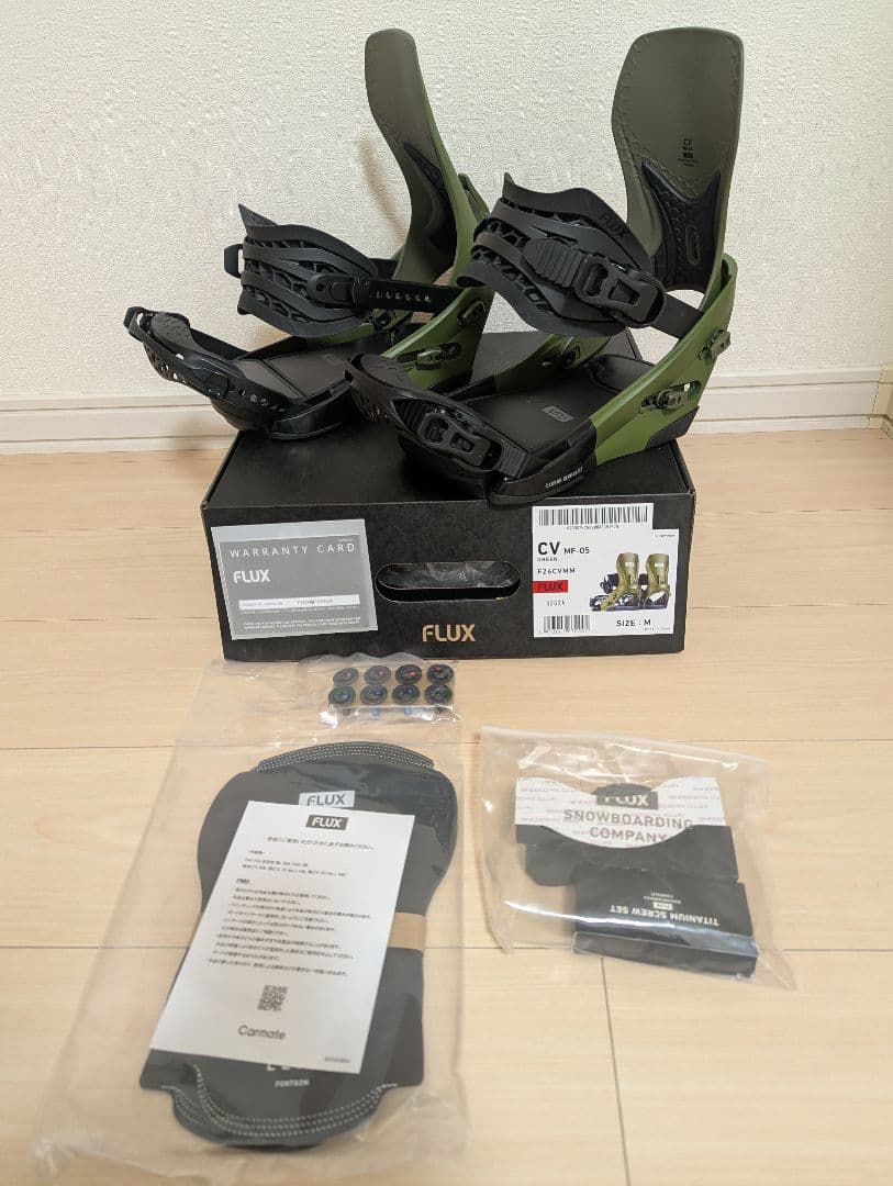 FLUX CV MF−05 フラックス スノーボード ビンディング　Mサイズ