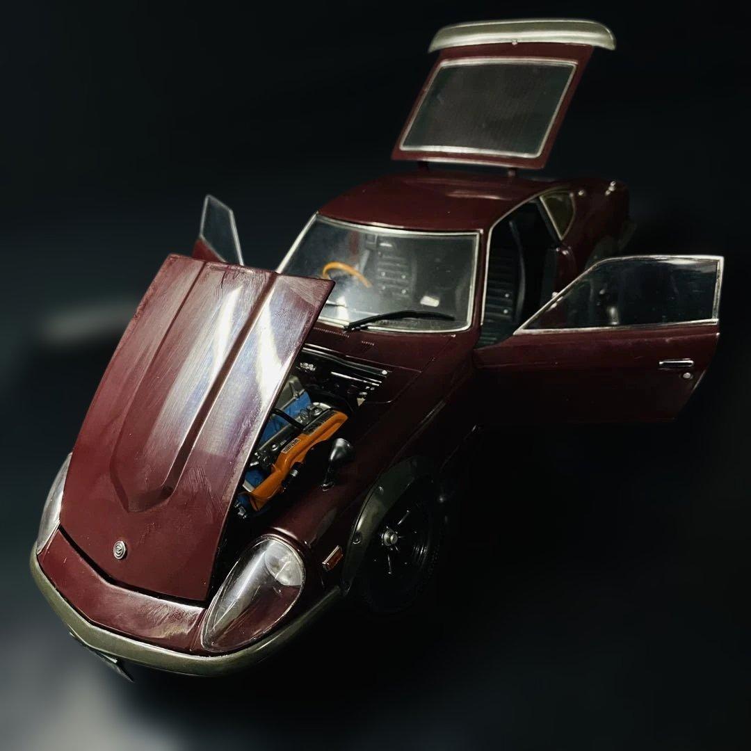 京商 1/18 日産フェアレディ240ZGマルーン スカイライン2000GT-R