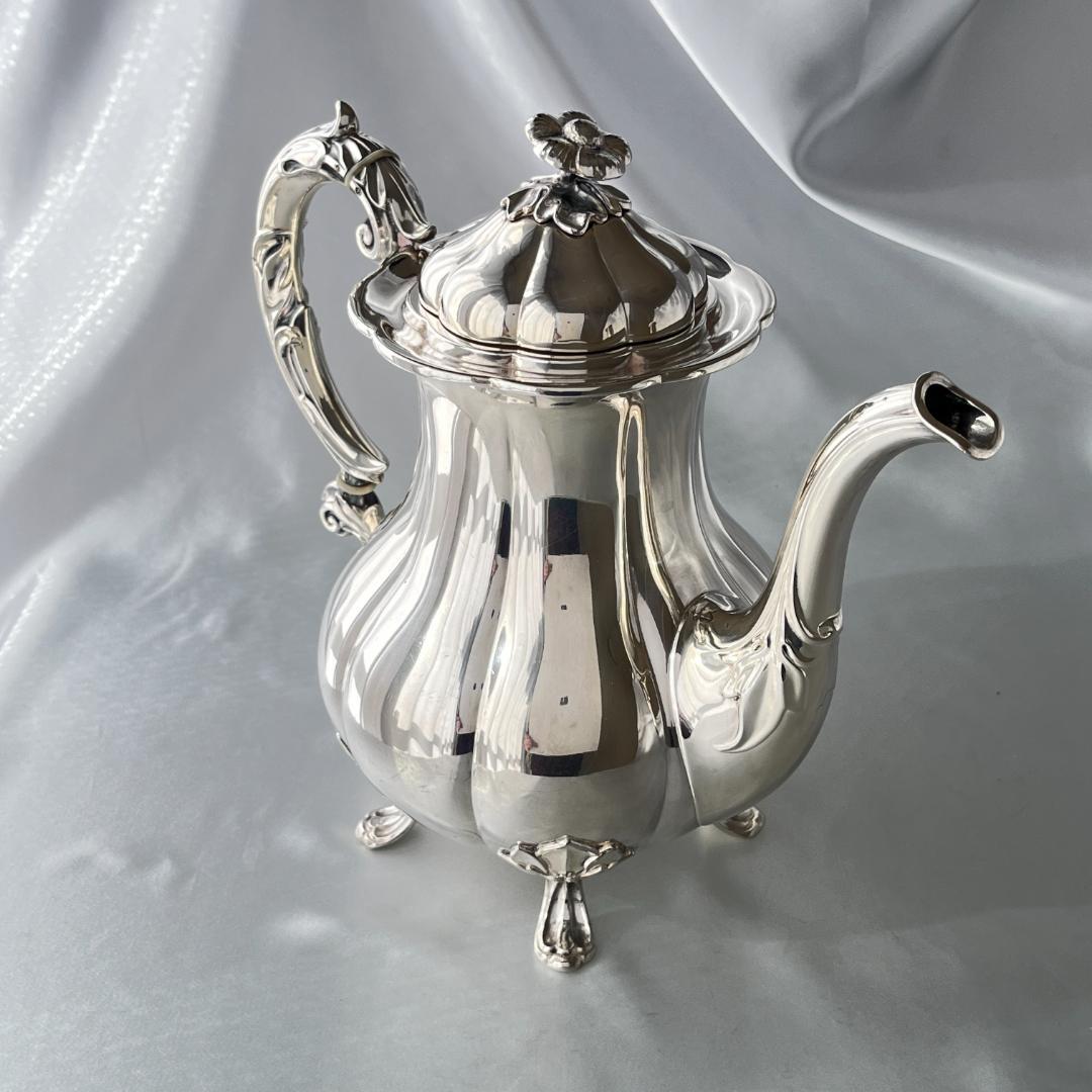 【Cohr】コーヒーポット【シルバープレート】デンマーク