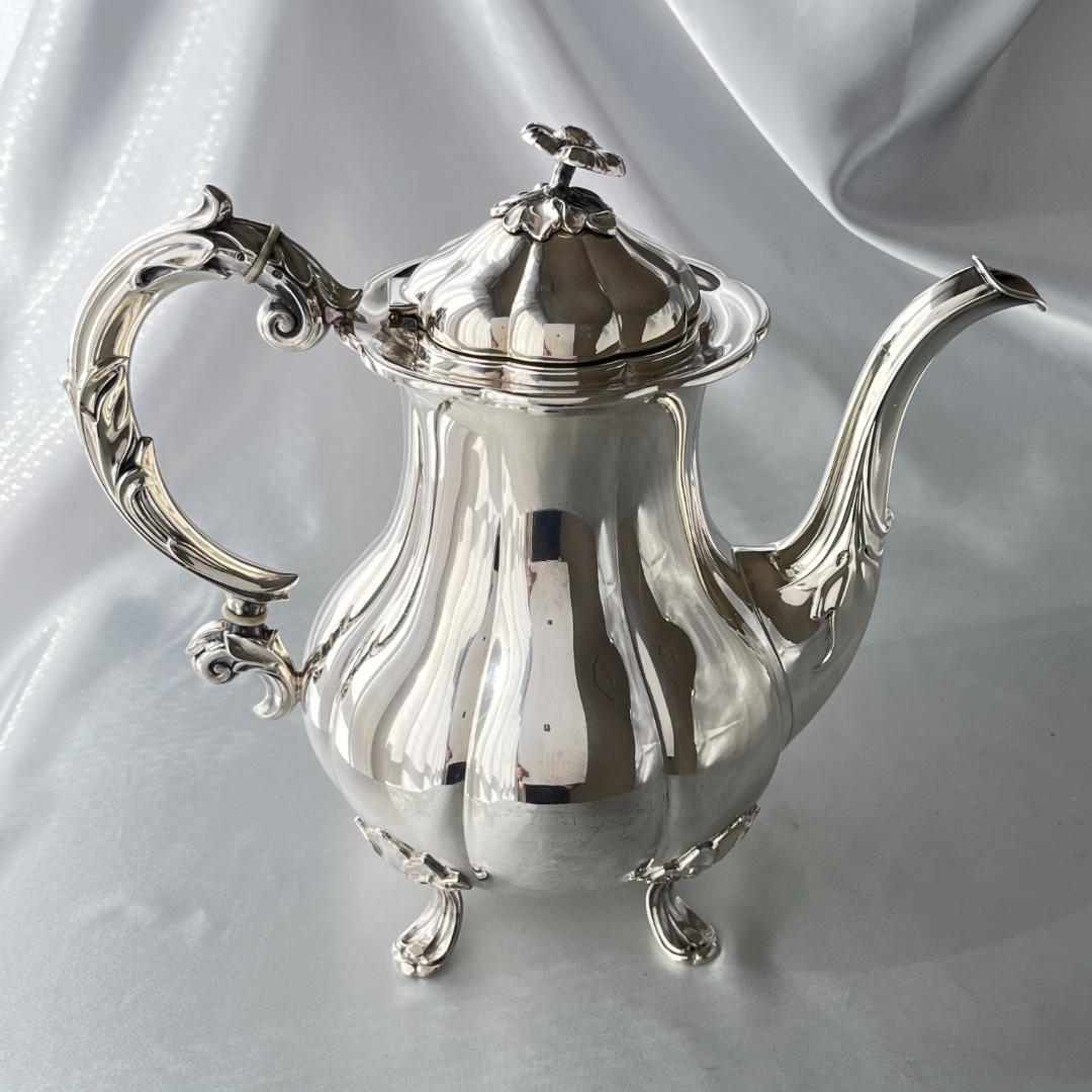 【Cohr】コーヒーポット【シルバープレート】デンマーク