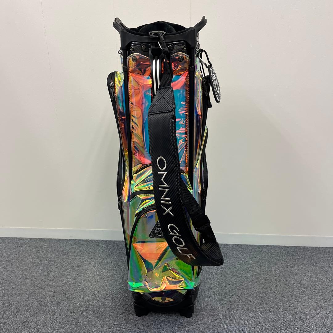 【新品】オムニクス レインボーゴールド キャディバッグ （組み立て完成済）