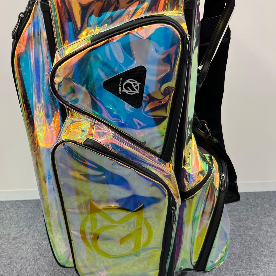 【新品】オムニクス レインボーゴールド キャディバッグ （組み立て完成済）