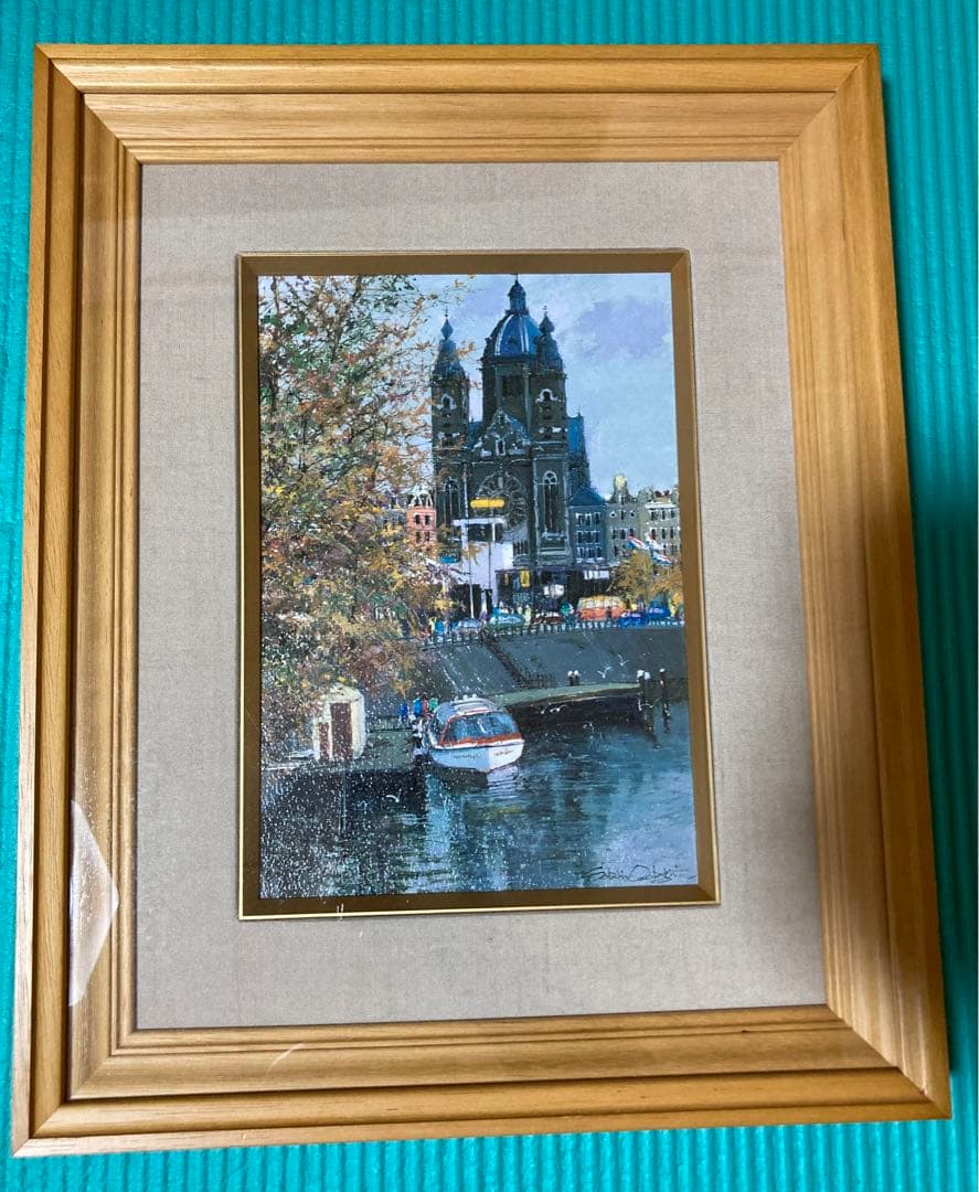 小田切訓　聖ニコラスの塔　複製画