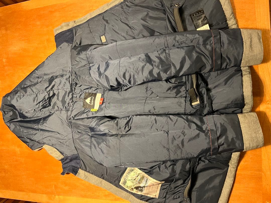 BURTON スノーボードウェア Mサイズ グレー/レッド